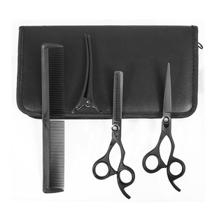 Juego de Tijeras de Peluquería de Acero Inoxidable, Tijeras de Entresacar para Salón y Barbería, Herramienta Profesional de Belleza para Cortar el Cabello - Product Image 1