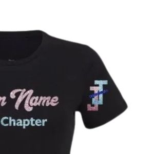 T-shirt graphique noir Jack and Jill Mom pour femme, en coton doux, décontracté, pour tous les jours, tenue assortie pour les événements familiaux - Product Image 4