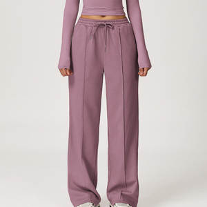 Fábrica mayorista de pantalones deportivos para mujer |   Fabricante de pantalones deportivos con bolsillos con cremallera para mujer |   pantalones deportivos para mujer, modelo informal - Product Image 4