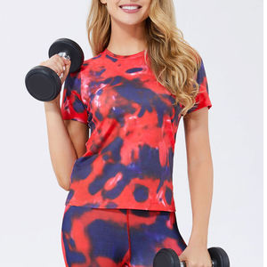 Camiseta de mujer de alta calidad, OEM, con impresión por sublimación personalizada, camiseta de verano de manga corta para mujer, más vendida. - Product Image 1