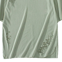 Nouveau design T-shirts pour hommes personnalisables effet vieilli 100% coton décontractés écologiques infroissables qualité supérieure respirants à manches courtes