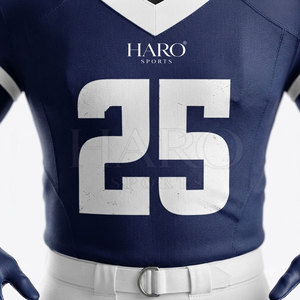 Conjunto de Uniforme de Fútbol Americano Personalizado |   Pantalones de Fútbol OEM |   Sublimado |   Logotipo Personalizado Nombre Número |   Tela que Absorbe la Humedad | - Product Image 6