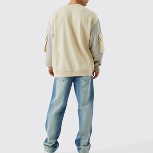 Sudadera ecológica de gran gramaje para hombre, la sudadera básica de streetwear más vendida para unisex. - Product Image 3