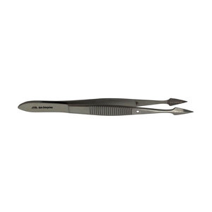 Instrumento de Microcirugía para Extracción Precisa de Astillas, Pinzas Hunter de 10 cm de Acero Inoxidable - Product Image 4