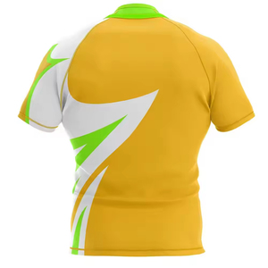 Camiseta de Rugby Personalizada para Hombre, Ropa Deportiva Transpirable, Ropa Deportiva Resistente, Ropa Deportiva de Equipo, Camiseta de Rugby de Secado Rápido para Entrenamiento - Product Image 5