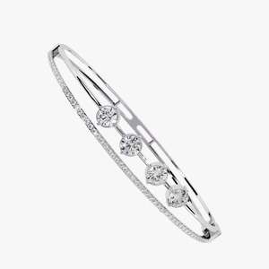 Bracelet Moissanite Diamant Plaqué Or Argenté Prix le Plus Bas Hip Hop Ice Out pour Hommes et Femmes - Product Image 1