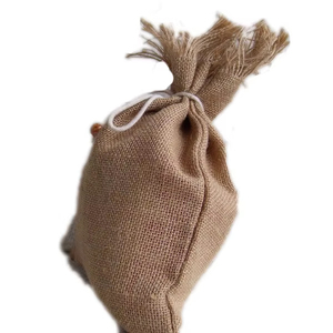 Wholesale Manufacturer Nature Color Jute <b>Pouch</b> Gift Jewelry Packing Bag Eco Friendly Hessian Hemp Storage <b>Drawstring</b> Bag - Product Image 1