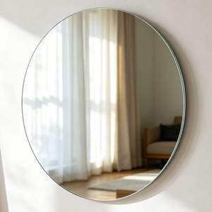 Best Quality Round Metal Wall Mirror with Metal <b>Frame</b> for Bedroom Bathroom Entryway and Home Interior Decoration for Export Sale - Product Image 5