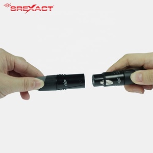Conectores Pro Audio macho de 3 pines Xlr chapados en negro - Product Image 3