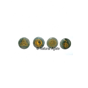 Mayorista del Set de Reiki Usui de Piedras Rodadas de Lapislázuli Mejor Valoradas y Gemas de Ágata Talladas - Product Image 3