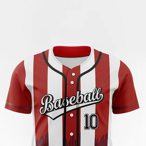 Maillot de baseball pour homme en tissu doux, best-seller, imprimé par sublimation, maillot d'équipe de baseball pour adultes, uniformes, service OEM ODM - Product Image 5