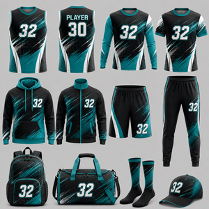 Vêtements de sport, vêtements de compression, ensemble de football 7 contre 7 pour équipe unisexe, ensemble d'uniformes de flag football 7 contre 7 pour toutes les saisons - Product Image 6