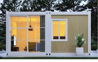 Maison conteneur préfabriquée modulaire moderne à faible coût avec structure en acier galvanisé pour hôtel, supermarché, bar