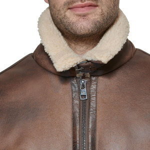 Nouvelle Arrivée 2026 – Blouson en Cuir et Fausse Fourrure Chaud pour Homme – Vêtement Décontracté d'Hiver pour l'Extérieur et la Mode - Product Image 6