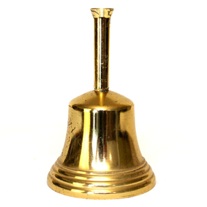 Premium Quality Solid <b>Brass</b> Pooja <b>Bell</b> Wall Hanging High-Lustre Gold Finish Handcrafted Home Decor for Festival Occasions - Product Image 5