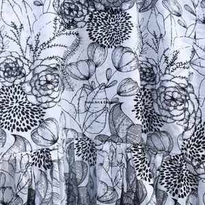 Beautiful floral Cotton Block Printed dress Dress For Casual wear Hand Block Printed Dress - Product Image 6