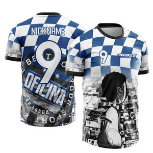 Wholesale Soccer Fan Jersey OEM Manufacturer Supplier Private Label Bulk Production 160GSM Quick Dry Mesh Fabric - Product Image 5