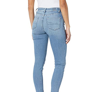 Venta Directa de Fábrica OEM, Jeans de Mezclilla para Mujer, Cintura Alta, Corte Recto, Transpirables, 100% Algodón, Nueva Llegada, Ropa Casual de Calle - Product Image 6