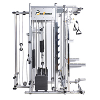 Équipement de musculation Fitness Musculation Acier Smith Machine Power Rack Squat Rack Multi Functional Trainer Cable