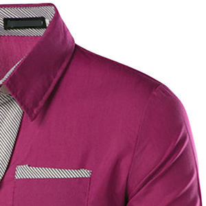 Camisa de vestir para hombre de primera calidad, ligera, económica, totalmente personalizable, antiarrugas, con los últimos diseños. - Product Image 3