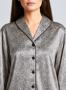 Conjunto de Pijama de Algodón Estampado para Mujer, de Manga Larga, Suave y Cómodo para Dormir y Descansar - Product Image 4
