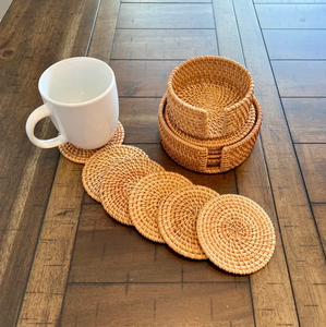 Rattan Coaster <b>Placemat</b> Mats And Pads <b>Placemat</b> Pad Coasters Kitchen <b>Table</b> Mats Best Price - Product Image 2