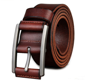 Cinturones de Cuero Vacuno Genuino Hechos a Medida, de la Mejor Calidad, con Diseño Moderno y Elegante, Hebilla de Aleación a la Moda, Estilo Personalizado - Product Image 4