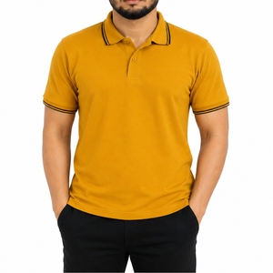 เสื้อโปโลชายลายทาง พิมพ์ลายได้ตามต้องการ เนื้อผ้าระบายอากาศดี สวมใส่สบาย ทรงคลาสสิก คอปกโปโล แขนสั้น น้ำหนักเบา - Product Image 1