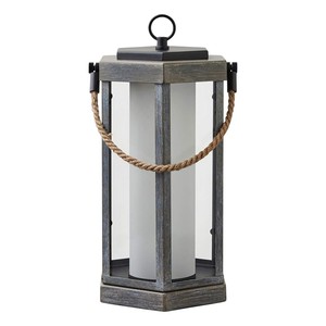 Porte-bougie en bois dernier cri avec poignée en fer thermolaqué pour la décoration de la maison, pour la décoration de la cuisine, pour offrir en cadeau - Product Image 3