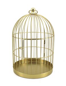Stylish Metal <b>Bird</b> Cage With Decorative Roof Design Spacious Interior And Convenient Rolling <b>Stand</b> Included - Product Image 1