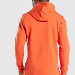 2026 Bright Orange <b>Lightweight</b> <b>Hoodie</b> For Men Premium Casual Pullover Soft Cotton Streetwear Sweatshirt Modern Winter Fashion - Product Image 2