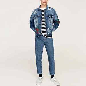 Chaqueta Vaquera de Primera Calidad |   Abrigo de Mezclilla de Algodón de Alta Densidad para Hombre, Venta al Por Mayor - Product Image 4