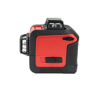 Niveau laser rouge industriel professionnel à 360°, très vendu, avec précision de 1 mm/5 m et protection IP54 pour la construction