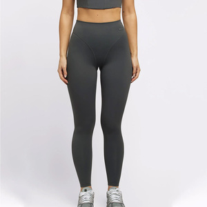 Maßgefertigte Butty Soft Leggings mit Hohem Bund, Volle Länge, V-Form, Vierwege-Stretch-Leggings - Product Image 4