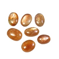 Cabochons en Agate Naturelle Certifiée Qualité AAA+ en Forme de Trèfle, Effet de Jeu de Couleurs et d'Éclat, Huilés/Cirés, Couleurs Variées