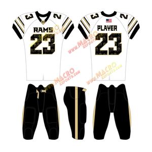 เครื่องแบบอเมริกันฟุตบอลเสื้อทีมฟุตบอลออกแบบได้ด้วยตัวเองผลิตในปากีสถาน - Product Image 1