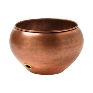 กระถางเก็บสายยางรดน้ำทรงกรวยสีบรอนซ์ทันสมัย พร้อมรูสำหรับเชื่อมต่อ ที่เก็บสายยางกลางแจ้ง - Product Image 6