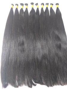 Producto al por mayor de cabello humano, extensiones de cabello a granel de alta calidad hechas con cabello vietnamita 100% liso, suave y puro. - Product Image 3