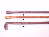 AYAANS CREATIONS-Bastón de madera con incrustaciones de latón, bastón ergonómico con punta de goma antideslizante