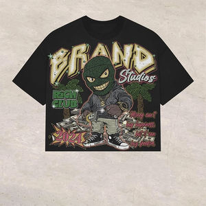 Conjunto de Camiseta y Pantalones Cortos de Verano con Estampado DTG y Lavado Ácido Personalizado, 2 Piezas, 100% Algodón, Secado Rápido, Ropa Casual Urbana para Hombre - Product Image 3