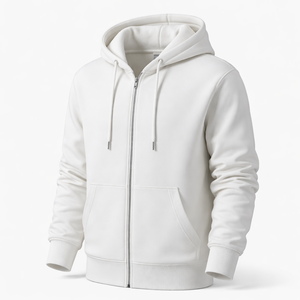 Wholesale Double Layer <b>Zip</b> Hoodie - Custom Manufacturer for Men and Women | OEM Bulk Purchase - Product Image 3