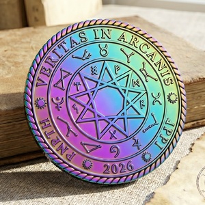 Monedas de Desafío de Metal con Recubrimiento Arcoíris Personalizadas, Marktex - Product Image 2