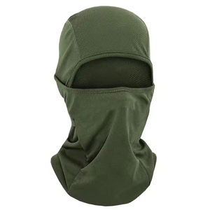 Cagoule unisexe vert olive, masque intégral respirant et imperméable pour adulte, 56-58 cm - Product Image 1