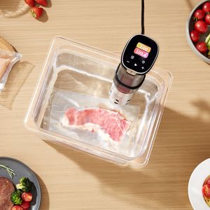 Appareil de cuisson sous vide 1100W avec Wi-Fi, circulateur à immersion, écran tactile LCD, 10 recettes prédéfinies, cuiseur lent sous vide - Product Image 2