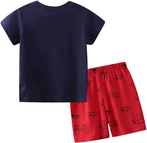 Vêtements pour garçons en bas âge, ensembles de vêtements en coton pour enfants, tenues pour petits garçons - Product Image 1