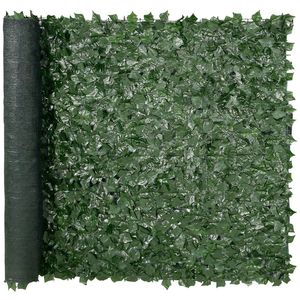 Edera Privacy recinzione 59X98 verde parete schermo rinforzato giunto finta siepe foglia di vite decorazione per giardino esterno balcone cortile - Product Image 1