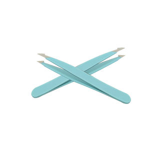 Pincettes professionnelles en acier inoxydable à pointe droite réutilisables de haute qualité pour sourcils et cils volumineux ANAAIF - Product Image 5