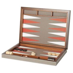 Custom Classic <b>Backgammon</b> <b>Set</b> Large Wooden Board Game High End Leather <b>Travel</b> <b>Backgammon</b> Board Educational Table Game Toy - Product Image 1