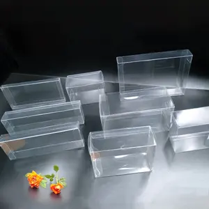 투명한 명확한 포장 상자를 포장하는 주문 플라스틱 상자 PVC 상자
