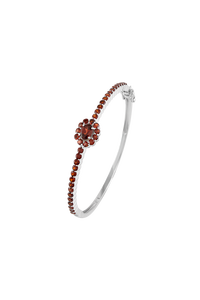 Brazalete de Granate en Plata de Ley 92.5 KLSB-20225 - Product Image 2